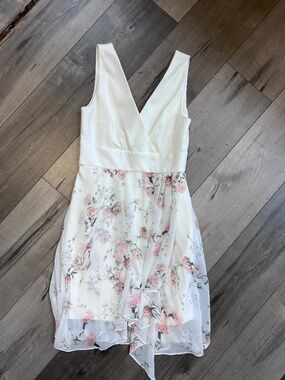 EVER NEW joanna floral white dress